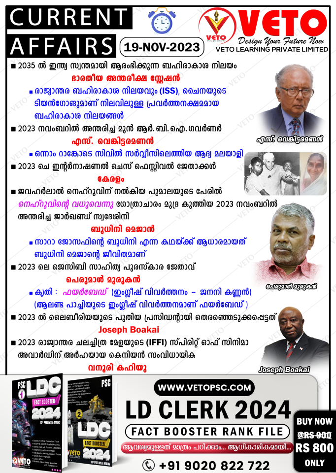 CURRENT AFFAIRS